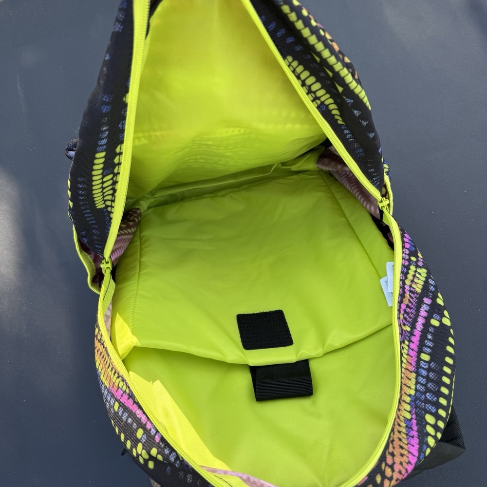 Levi's Backpack‎ Neon Multicolored Design. Laptop Sleeve. 2 Water Bottle Pockets - Picture 5 of 12